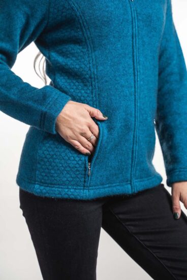Textured Zip Jacket | KO760 Koru Knitwear