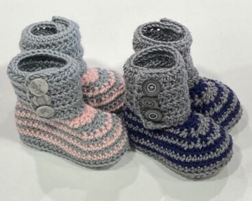 Crochet Baby Boots