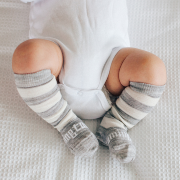 Baby Merino Socks | Knee High | Lamington