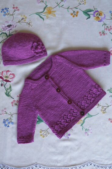 Bc66 Harriet Cardi And Hat | LisaFdesign Knitting Pattern