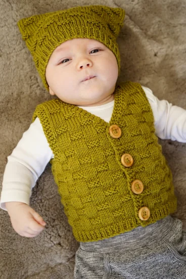 Bc68 Theodore Vest And Hat | LisaFdesign Knitting Pattern