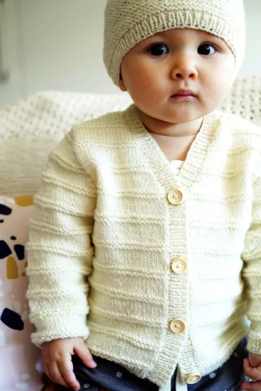 Bc81 Augusta Cardi And Hat | LisaFdesign Knitting Pattern