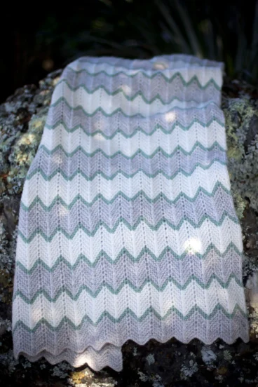 Bc10 Zig Zag Stripe Baby Blanket | LisaFdesign Pattern